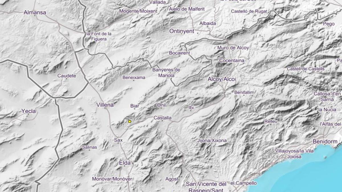 Biar registra un seísmo de 1,5 grados de magnitud