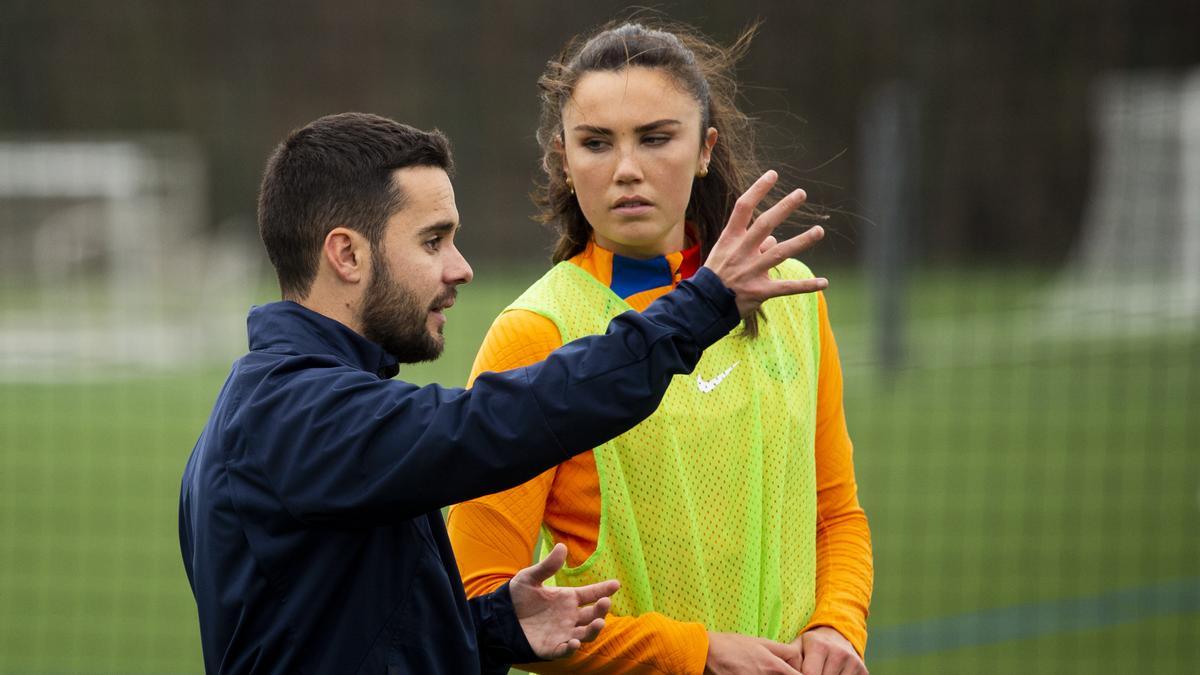 El Barça femenino se prepara para la Copa de la Reina