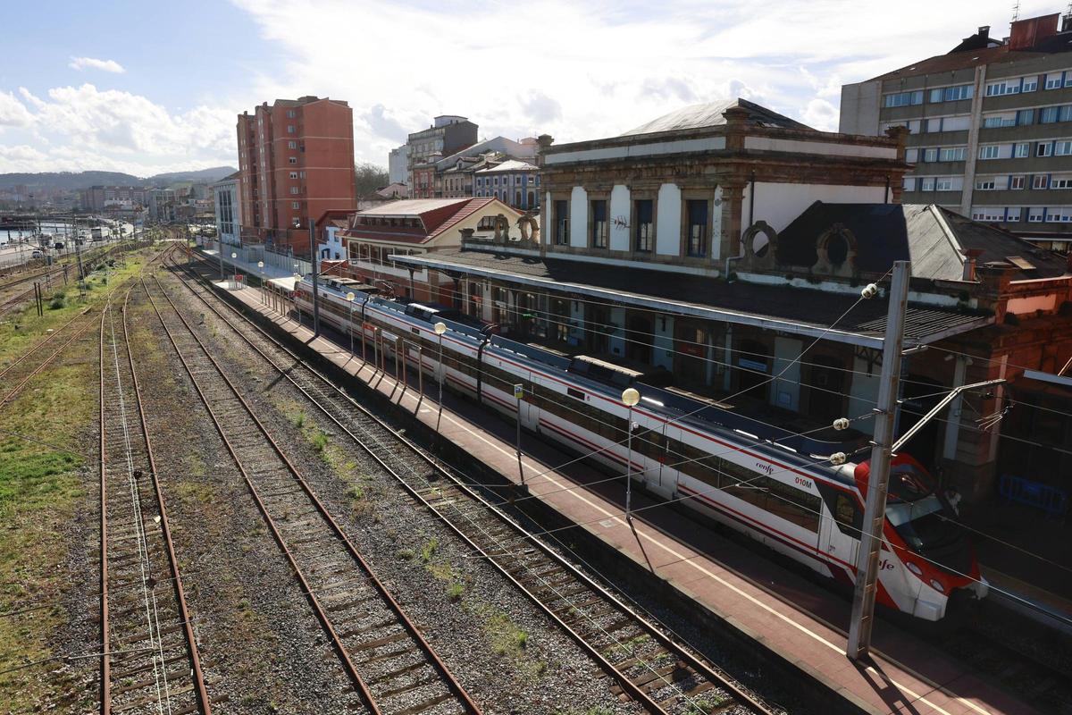Estación de tren de Avilés.