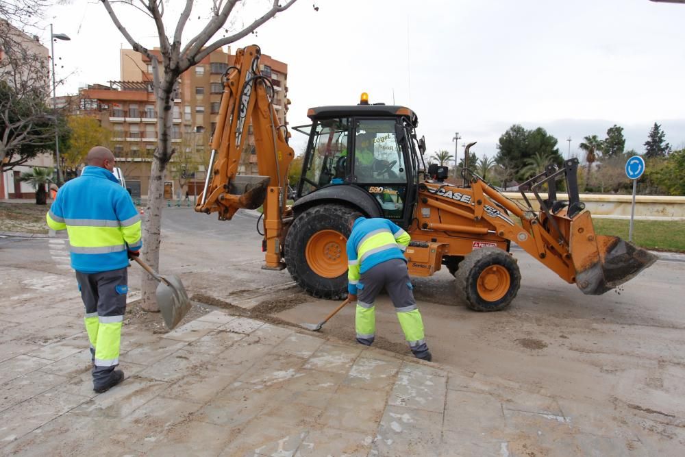 Así ha amanecido San Vicente del Raspeig tras la gota fría