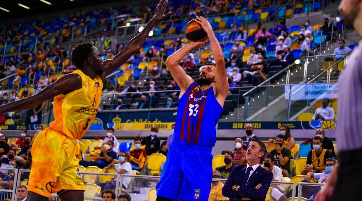 Mirotic jugó el mejor partido de la temporada ante el Gran Canaria