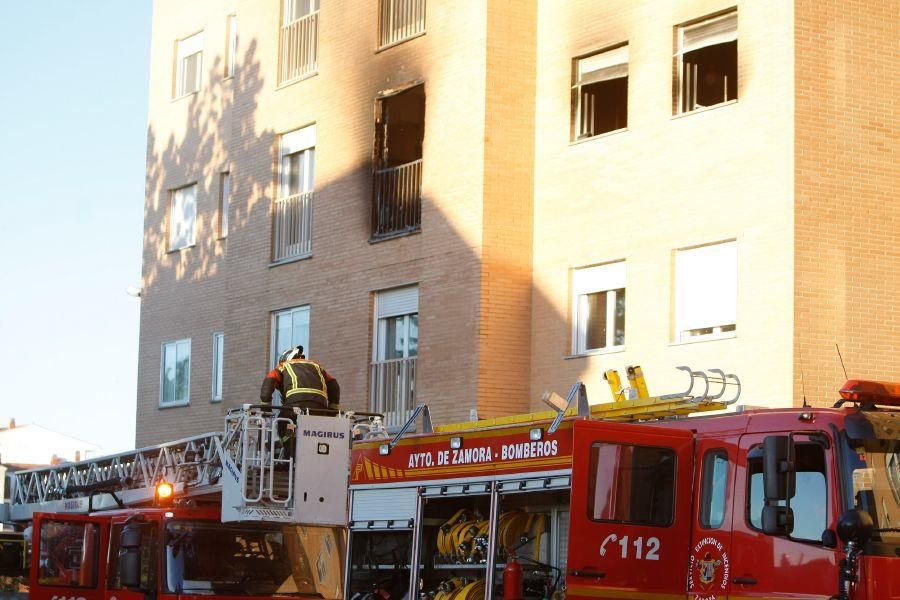 Incendio en una vivienda en Pinilla (Zamora)