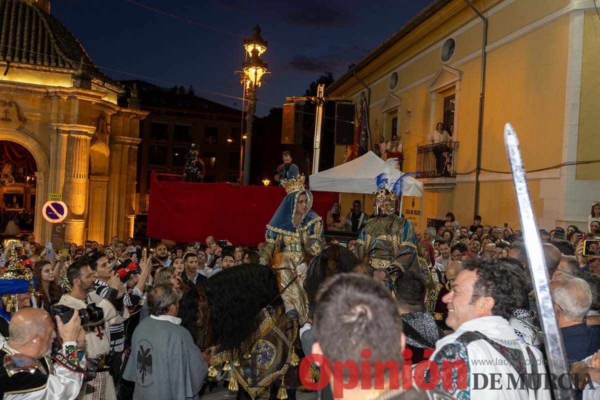 Procesión del Baño y parlamento en las Fiestas de Caravaca