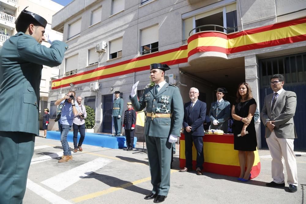 Misa y acto castrense en el cuertel de la Compañía de la Guardia Civil de Torrevieja y la Vega Baja el día de la Virgen del Pilar