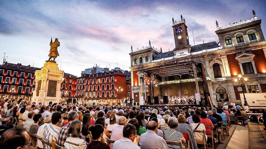Conciertos de fiestas en la Plaza Mayor