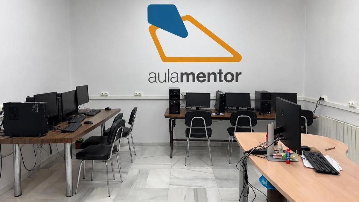 Aula Mentor de San Vicente de Alcántara.