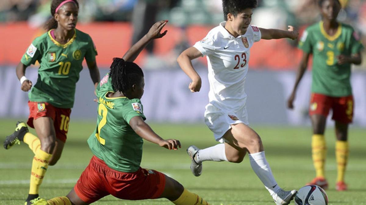 China venció por la mínima a Camerún