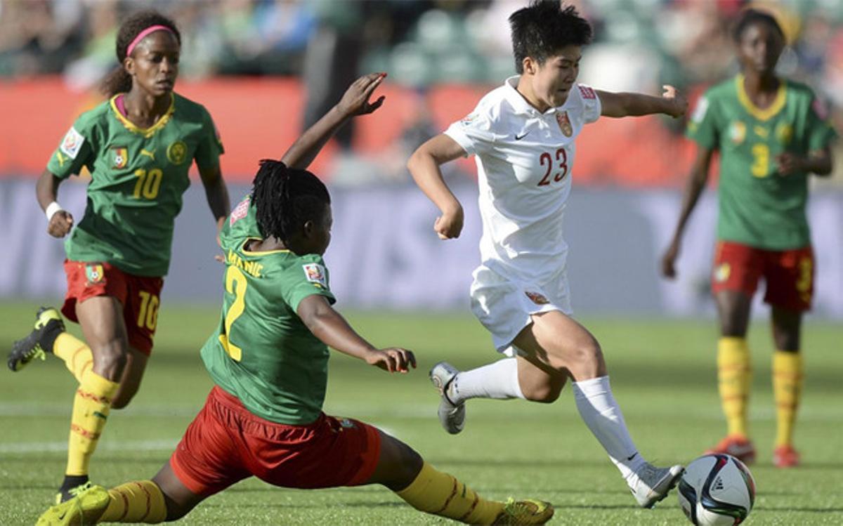 China venció por la mínima a Camerún