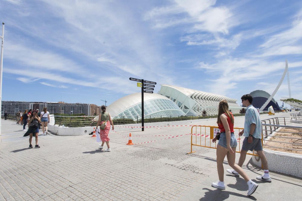 La serie de HBO 'Westworld' rueda en la Ciudad de las Artes y las Ciencias