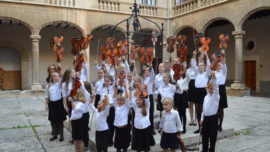 Los violines solidarios de la Junge Camerata Academica suenan en Mallorca
