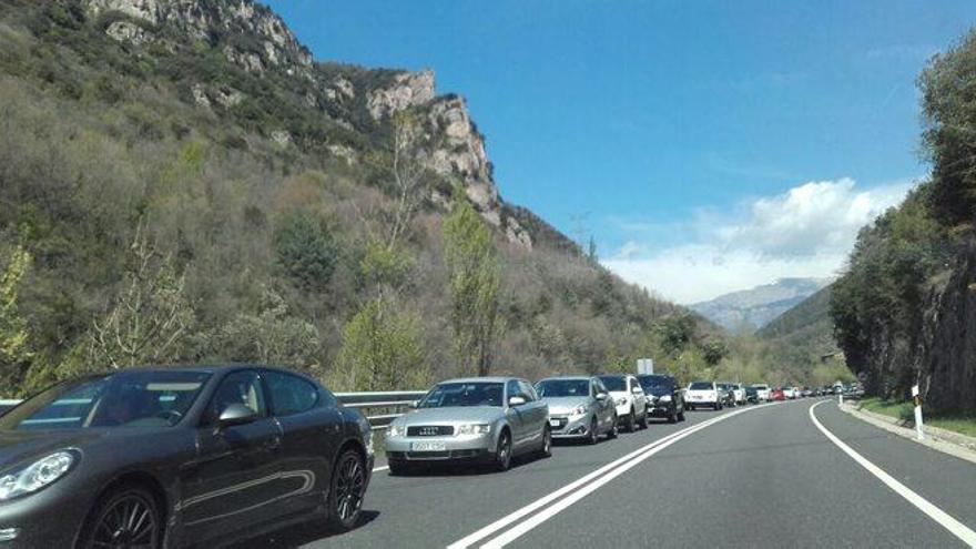 Les retencions més importants al Berguedà van tenir lloc al migdia