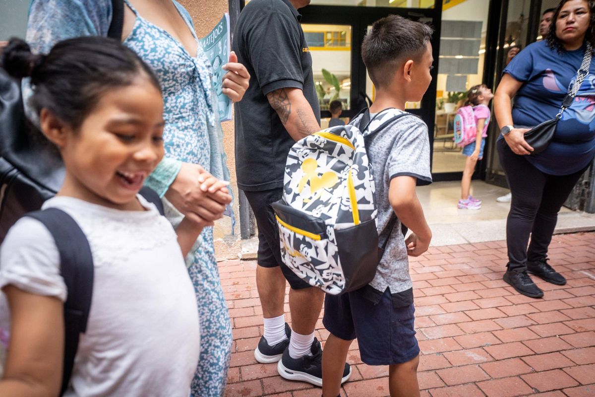Vuelta al cole en el Institut Escola Canyelles de Barcelona