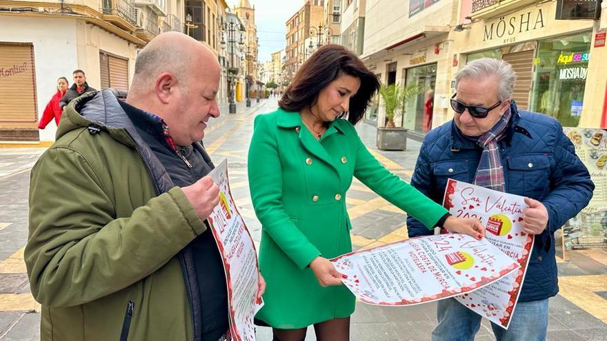 Los comerciantes del Casco Histórico de Lorca también celebran San Valentín