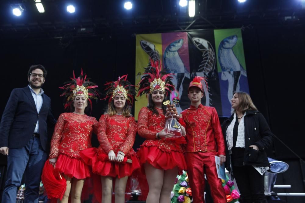 Entrega de premios del Antroxu de Gijón