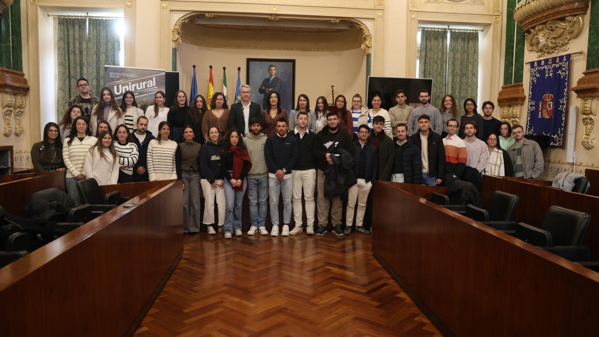 Jornada inicial de la IV edición del programa UniRural en la Diputación de Badajoz