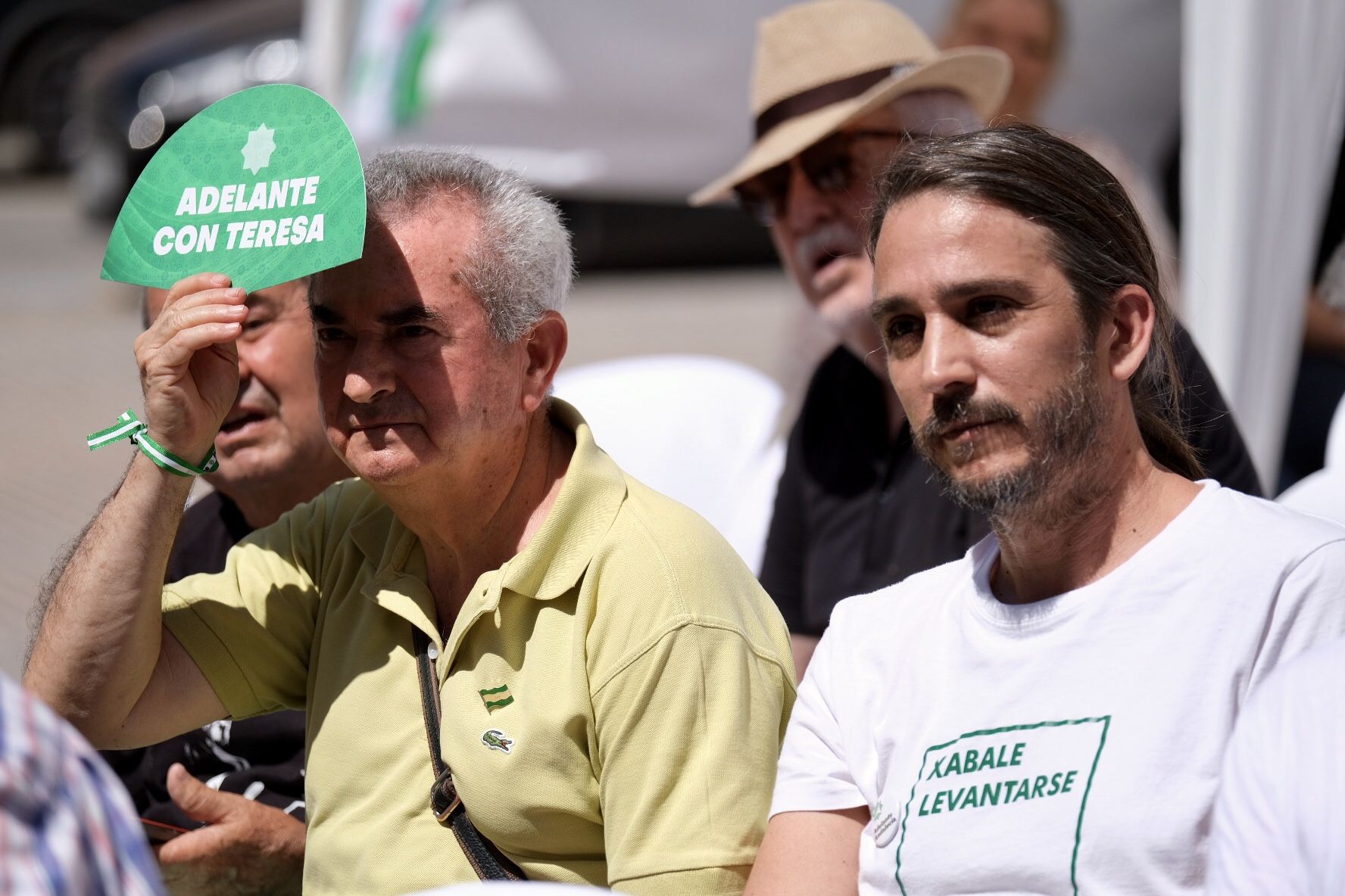 Mitin de la candidata de Adelante Andalucía, Teresa Rodríguez, en Málaga.