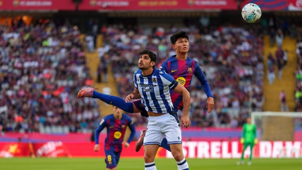 Dro disputó 45 minutos contra la Real