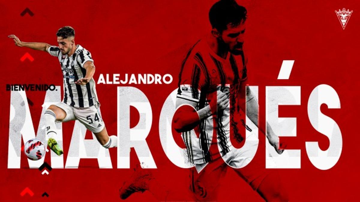 Alejandro Marqués cedido del Juventus al Mirandés