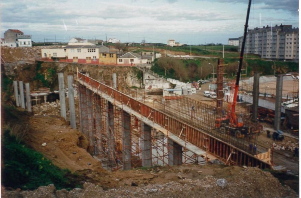 El antes y el después del paseo marítimo de A Coruña