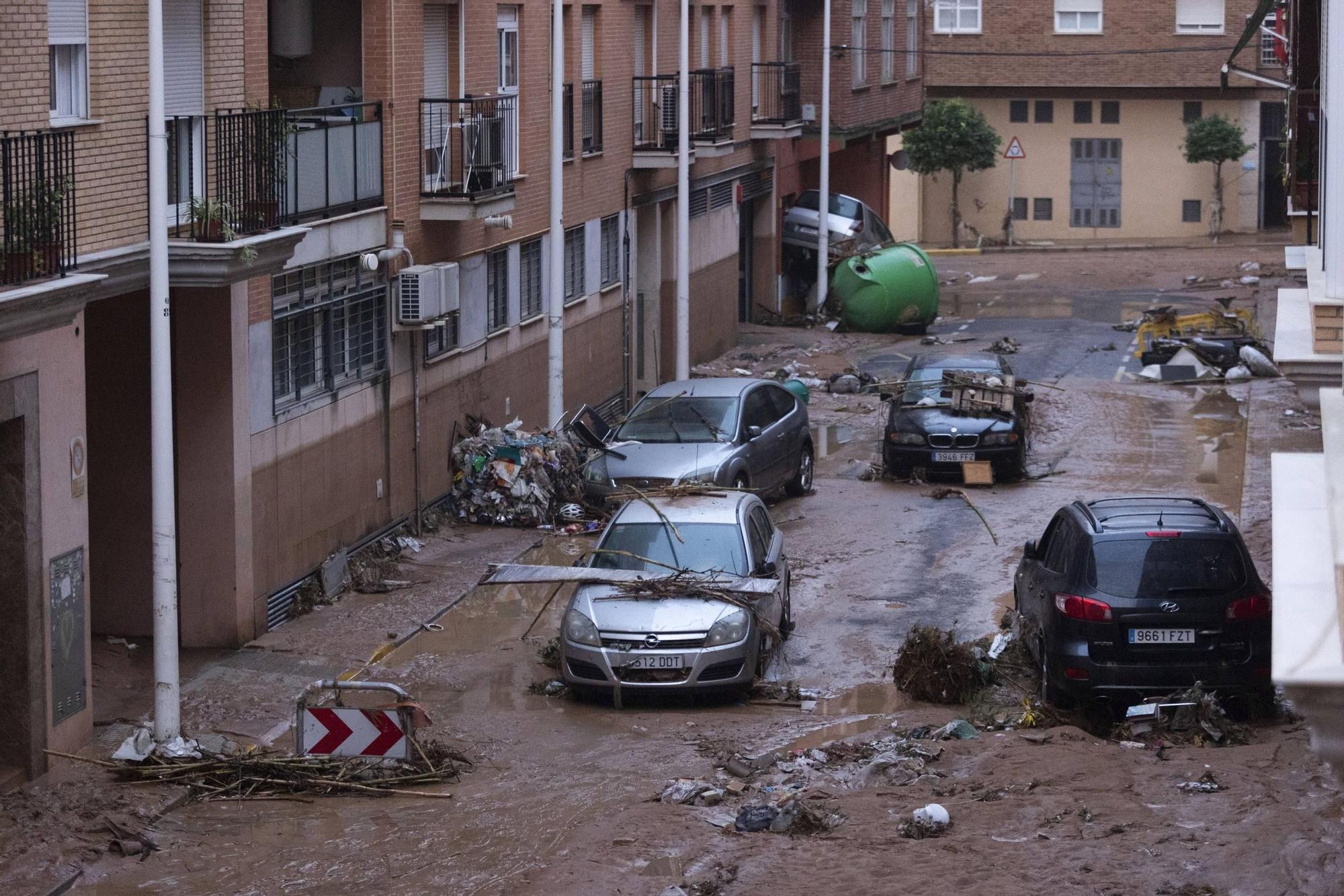 La devastación en Paiporta tras la catástrofe