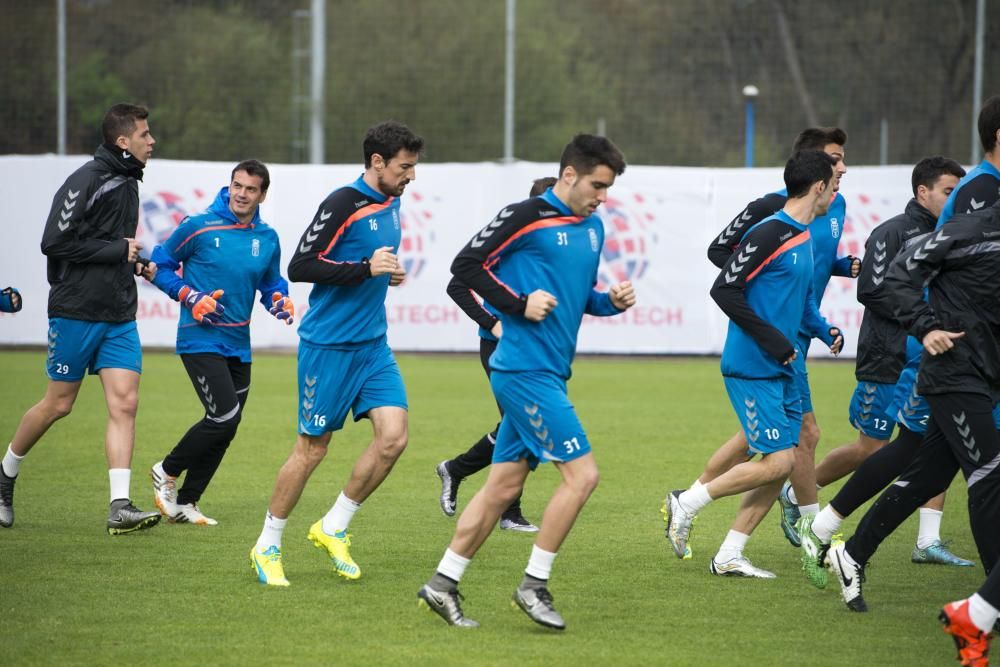 Entrenamiento del Real Oviedo