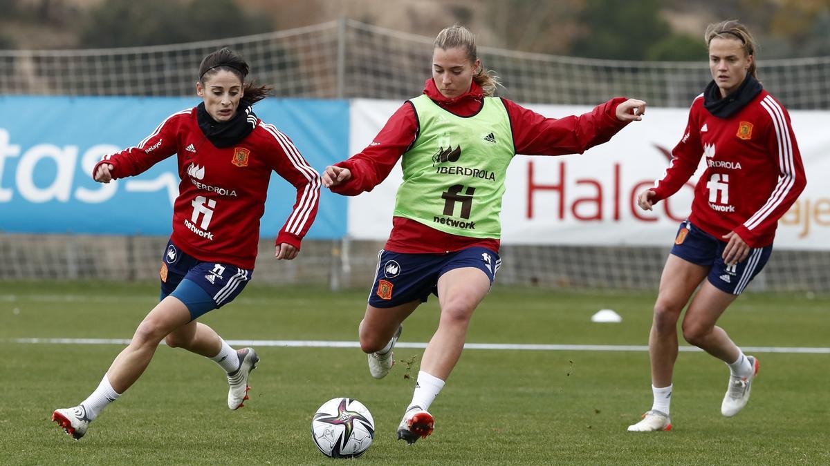 Así ha sido el entrenamiento de la selección femenina