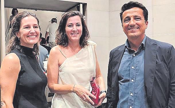 Cata Mir, Antònia Ferrer y Bernat Nadal.