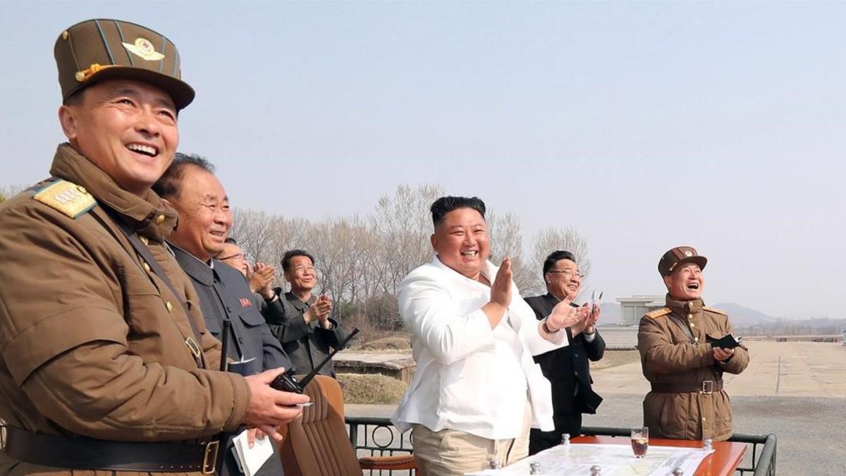 Una imagen de Kim Jong Un el pasado 12 de abril.