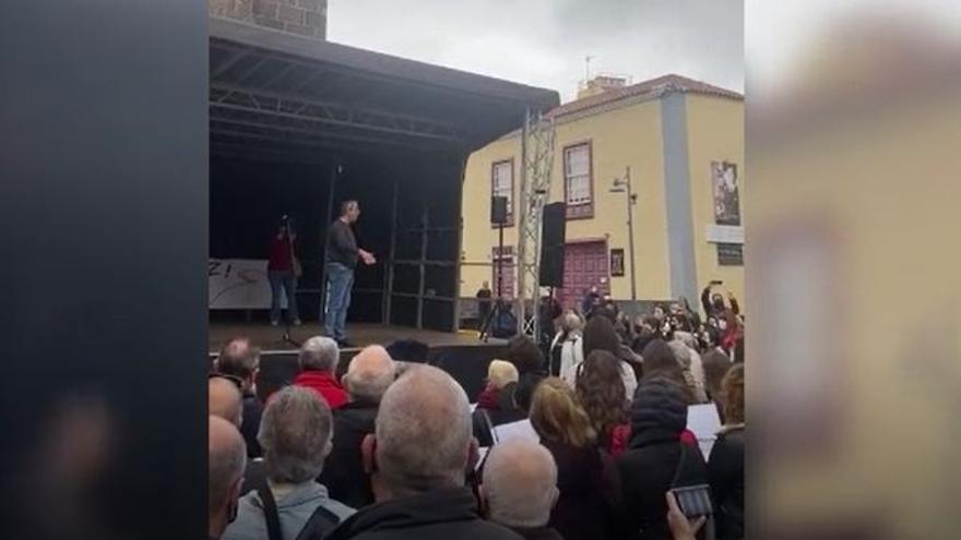 Coros en La Laguna cantan el 'Dona Nobis Pacem' al unísono con otros grupos de Europa por la paz en Ucrania