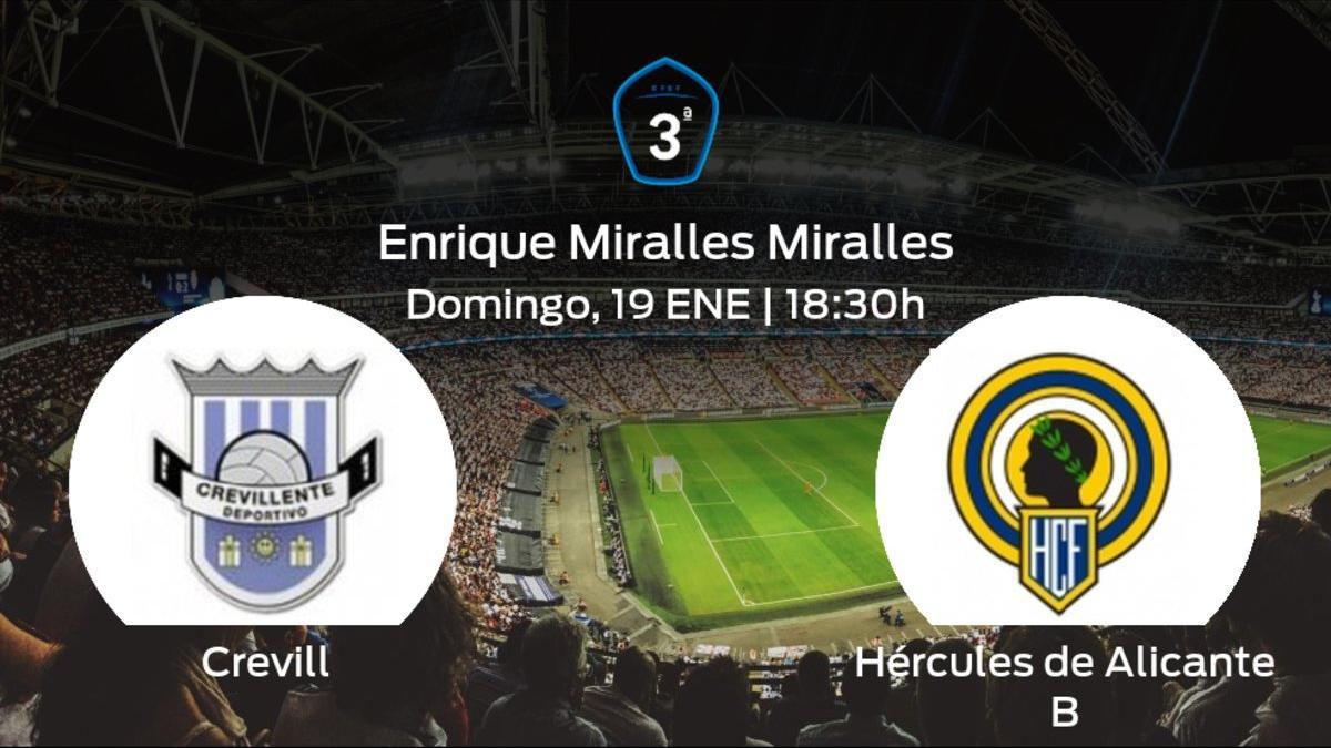 Previa del encuentro de la jornada 21: Crevillente Deportivo - Hércules de Alicante B