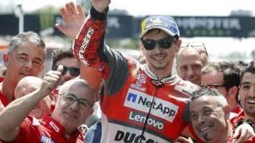 Jorge Lorenzo es reivindica a Montmeló