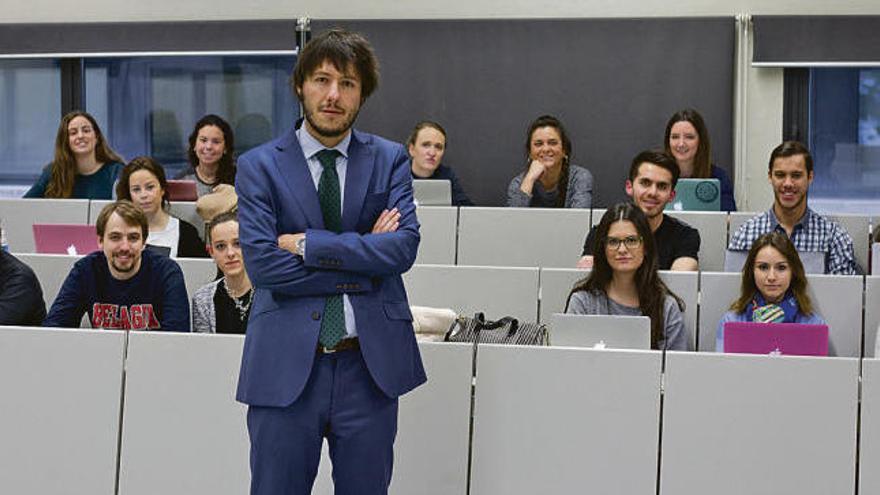 Pedro Zuazua, en la Universidad de Navarra.