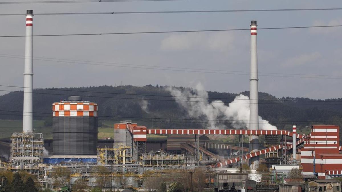 Instalaciones de ArcelorMittal en Veriña.