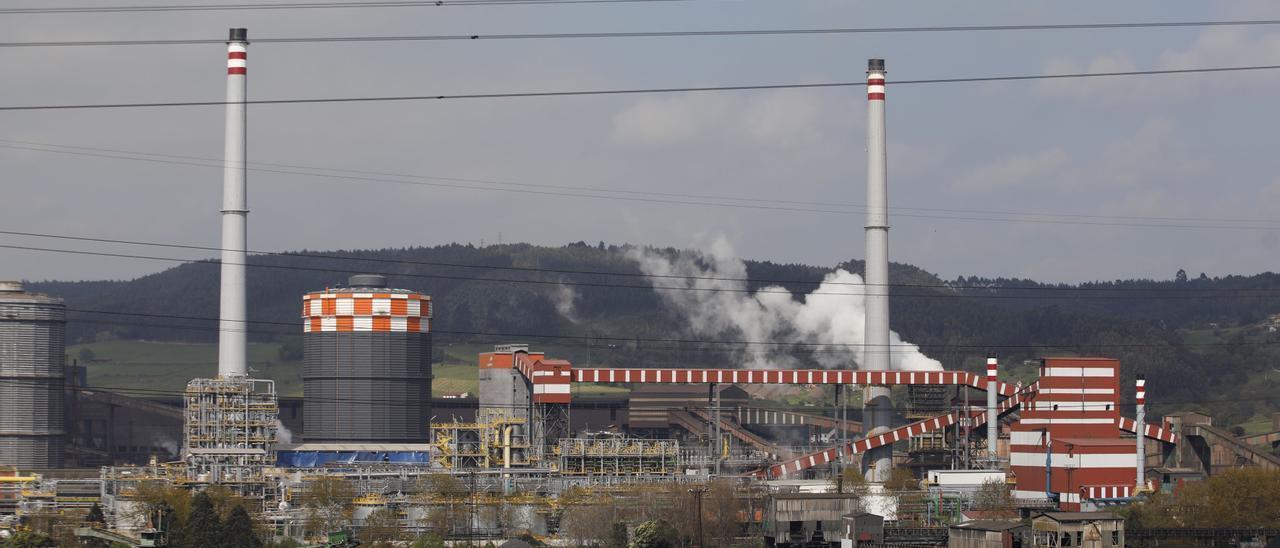 Instalaciones de ArcelorMittal en Veriña.