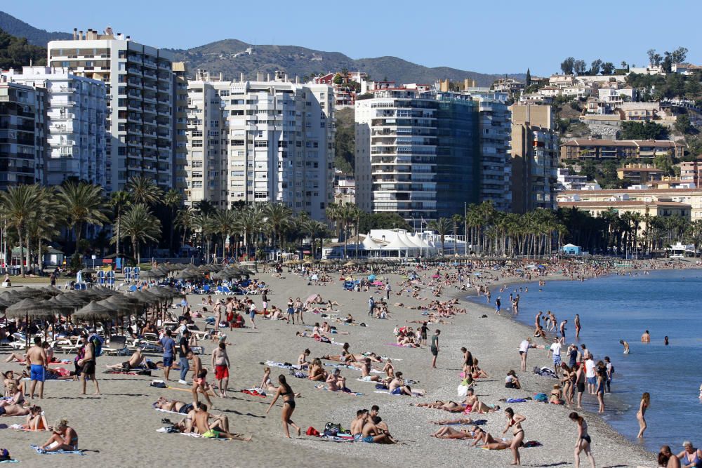 La Malagueta, como un día de verano.