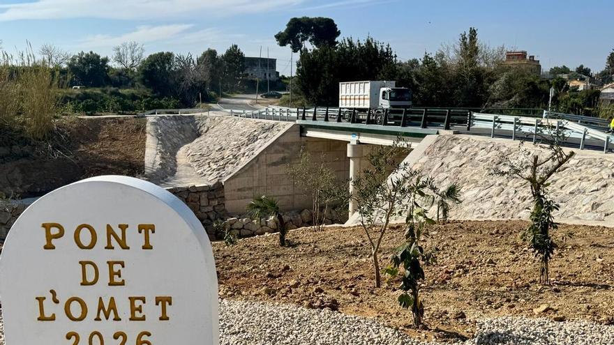 Picassent reabre el Pont de l’Omet con un diseño más seguro y moderno tras la dana