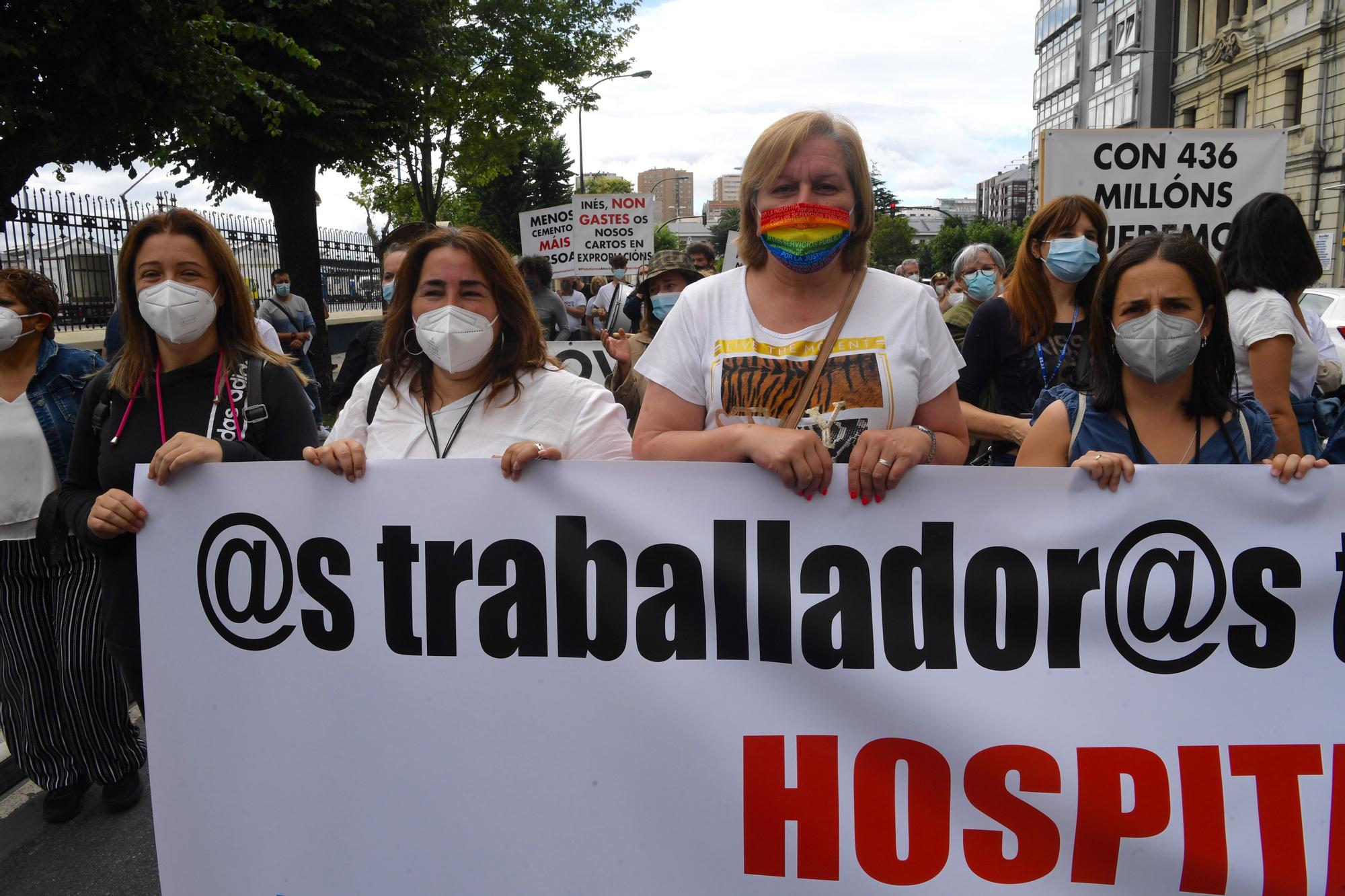 Manifestación en A Coruña para exigir un nuevo hospital