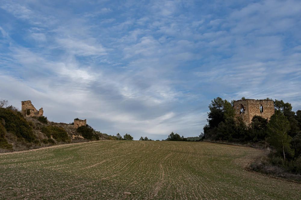 Restes de la masia i de l’antic castell de Solivella s. VIII-XII (Navàs).