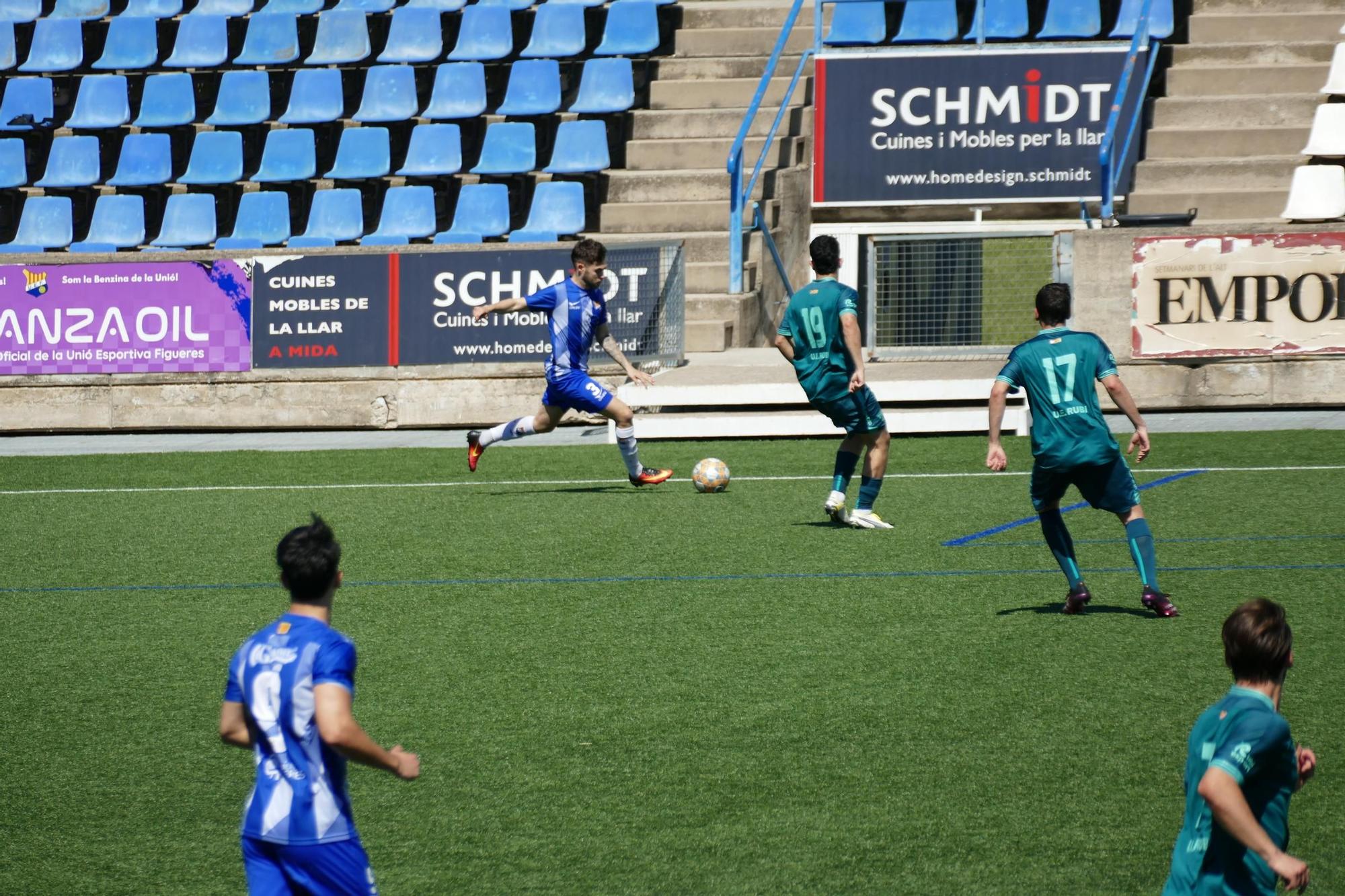 Eufòria al Figueres celebrant l'accés a la promoció d’ascens a Tercera RFEF