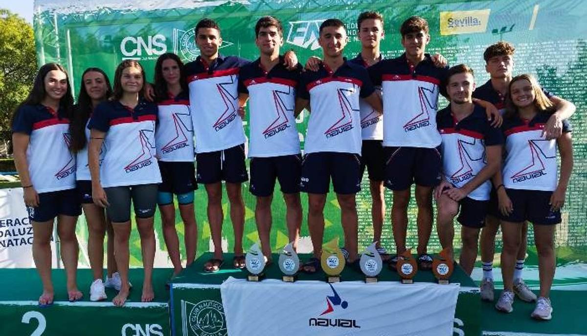 Equipo del Navial campeón de Andalucía júnior.