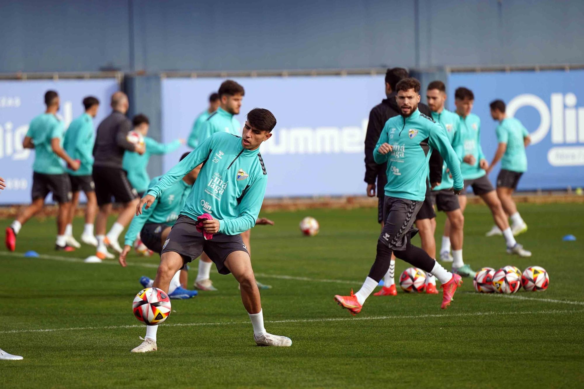 El Málaga CF retoma los entrenamientos tras el choque de Copa