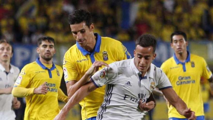 El coruñés Lucas Vázquez, el sábado en Las Palmas.