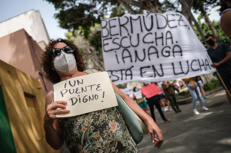 Manifestación para pedir un segundo puente en San Andrés