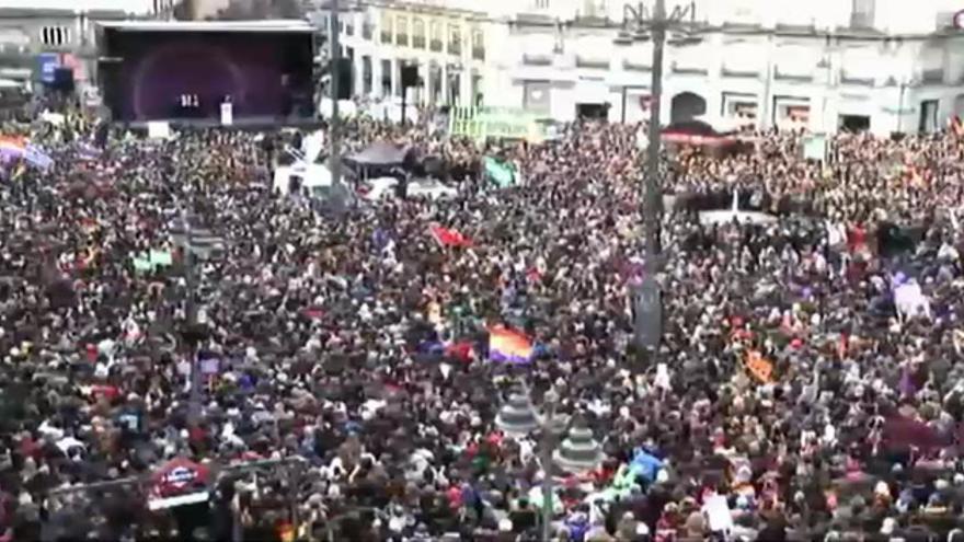 Pablo Iglesias augura la derrota del PP en "el año del cambio"