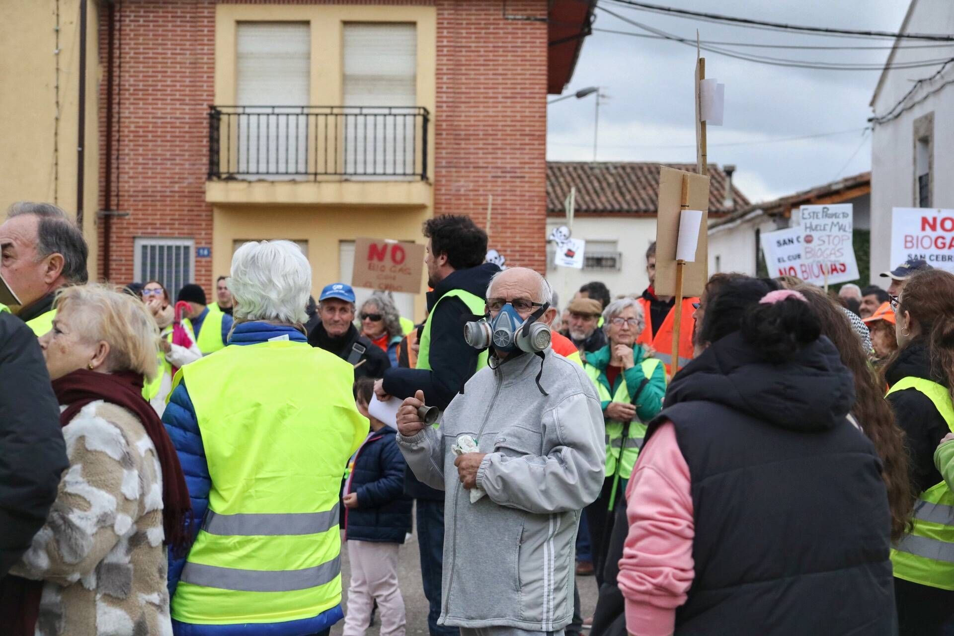 El frente contra el biogás reúne a más de 300 personas en El Cubo