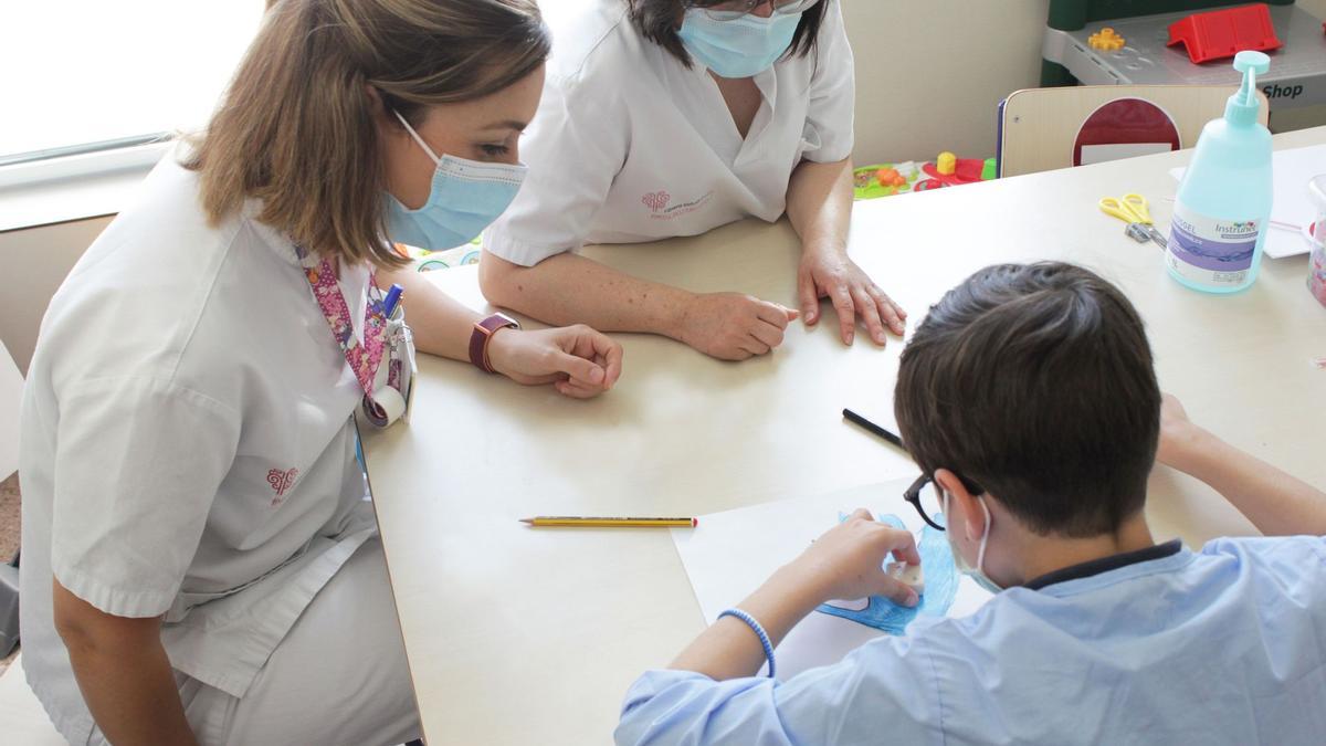 Servicio de Pediatría del Hospital del Vinalopó, en Elche.