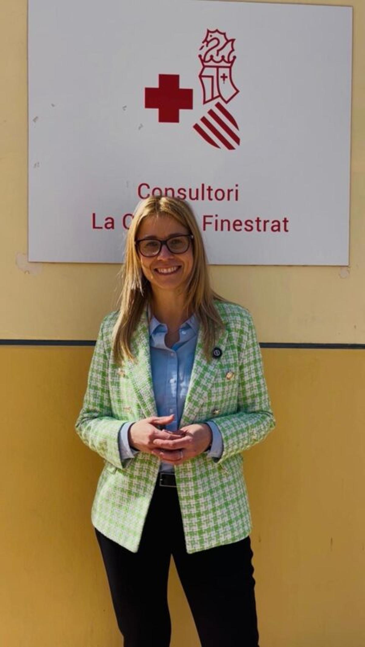 Nati Algado, alcaldesa y titular del área de sanidad.