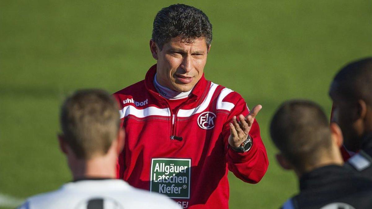 Balakov, en su etapa de entrenador del Kaiserslautern