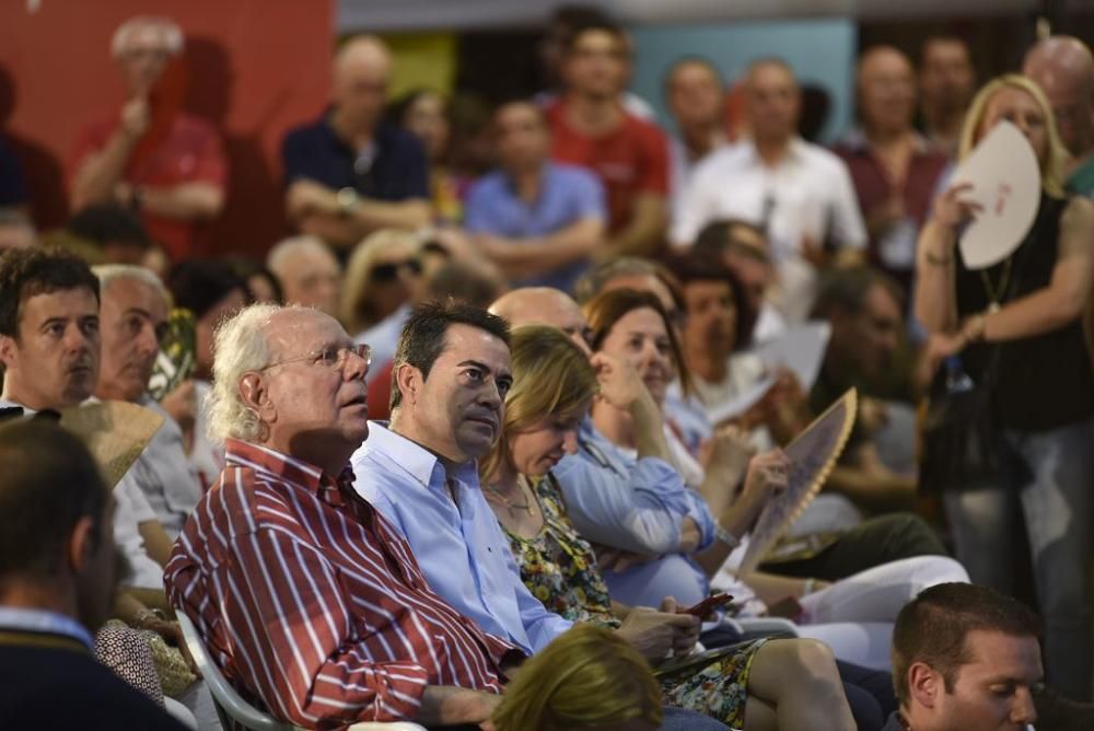 Mitin de Pedro Sánchez en Murcia