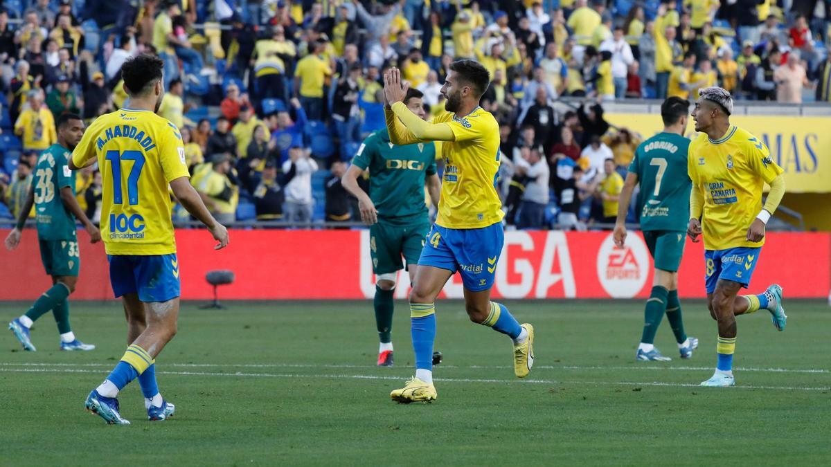 Pejino of UD Las Palmas in action during the Spanish Cup, Copa del Rey of football match played between CD Tenerife and UD Las Palmas at Estadio Heliodoro Rodriguez Lopez on January 7, 2024, in Santa Cruz de Tenerife, Spain.